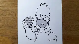 Desenhando Homer simpsons (Os Simpsons)