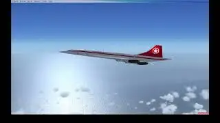 Concorde Air Canada Microsoft Flight Simulator  21-10　 #ラジコン #飛行機 #ユーチャンネル FMS マイクロソフト フライトシム 01-25