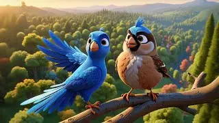 Bella Bird Flies in Circles | Flying Bird Song for Kids | Nursery Rhymes and Baby Songs