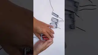 AA Battery Holder 3D printed #shorts