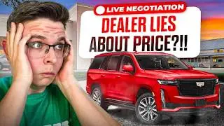 SHADY Dealer LIES ABOUT DISCOUNTS?!?! | Live Car Negotiation