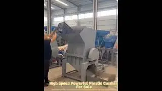 High Speed Powerful Plastic Crusher For Sale #machine #plastic #automobile#crusher #factory