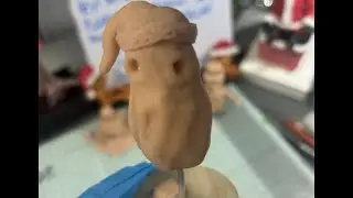 Paint a Christmas ghost and snowman ⛄️