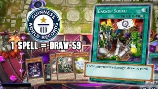 1 R rarity spell can draw 59 cards? Yugioh Master Duel