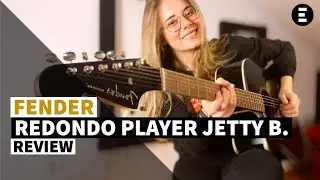 Guitarra acústica Fender Redondo Player Jetty Black - teste de som | EGITANA.pt