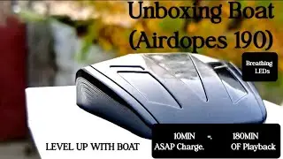 Unboxing Boat Airdopes (190).  Under (2000 Rs ). Wireless Earphone            IPX4 Water Resistance