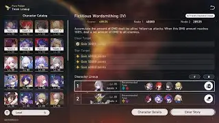 Herta & Himeko Carried My Pure Fiction Fictitious Wordsmithing Run - Honkai Star Rail