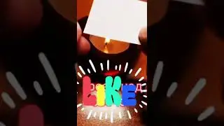 How to write a secret invisible message on any paper 🫡😱#experiment  #hack  #howto #short