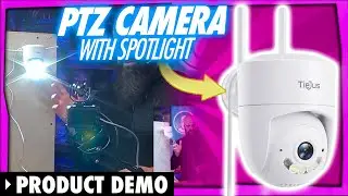 Доступная PTZ-камера 🎥 с прожектором 💡 и сиреной 🚨 от Tiejus