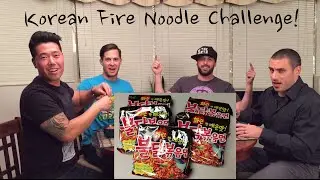 Korean Fire Noodle Challenge | 불닭볶음면