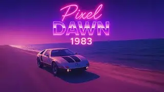 Pixel Dawn &ndash; 4 Hours of Retrowave Focus & Boosted Energy | Non-Stop Synthwave Mix