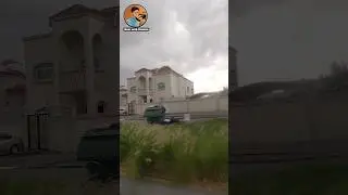 Khalifa City Beautiful rain #youtubeshorts #shortsvideo