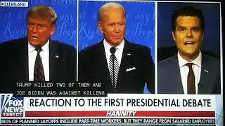 Post Debate: Matt Gaetz on Trump-Biden Debate