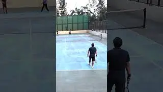 ❌ Stuck to the court! #TennisReels #TennisErrors #TennisLife #UnforcedError #GameSetMatch