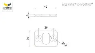 Pivot haut-bas invisible PIVOTICA pour porte bois - ARLU