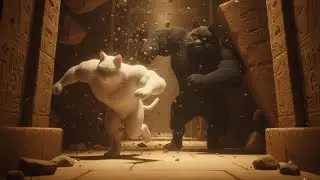 The White Cat vs The Black Cat | Epic Race at the Pyramids.