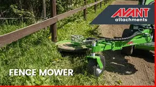 Avant - Avant attachments: Fence mower
