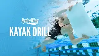 Kayak Drill Using HydroWing | Backstroke Arm Position & Rotation