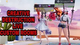 CREATIVE DESTRUCTION LIVE CUSTOM ROOM