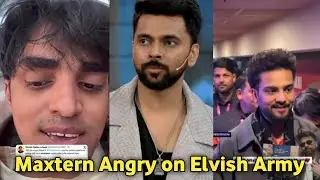 Elvish Bhai Reacts on Love Kataria 50 Show, Maxtern Angry Reply to elvish army