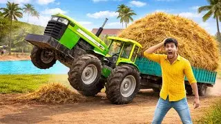Real Indian Tractor Farming Simulator 3D | mere Tractor ke sath ye kya hua | gameplay 