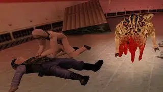 Half-Life 1 but all healthkits have been replaced by Bullsquids (Uncut)