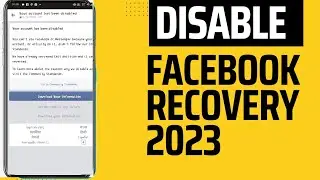 How to recover disable Facebook account?