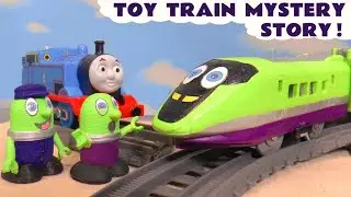 Toy Train Mystery Story With The Funlings Express