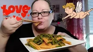 Mukbang: Trofie con fagiolini al sugo😋(E storia di un San Valentino finita male🤦🏼‍♀️)