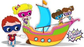 Bottle Squad | Ship Shape | Build A Ship | Videos For Kids | Children Story | Superhero Babies