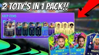 2 TOTY'S IN 1 PACK | THE BEST FIFA 21 PACK OPENING EVER | INSANE 99/98 RATED PULLS!