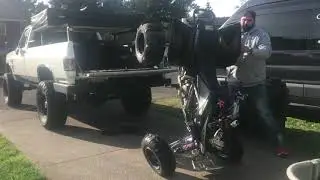 How to load your four wheeler with a rooftop tent