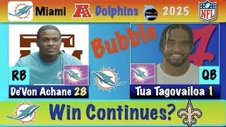 Tua, Achane & Miami Dolphins Stats Hold Strong Into Thanksgiving, + NO Saints, Playoff Bubble