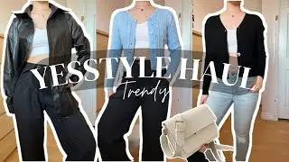 YesStyle trendy try on-haul + review 2023 ✨ #yesstyle #yesstylehaul #tryonhaul