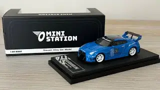 Mini Station 1:64 Fast & Furious Brian's Nissan GTR R35