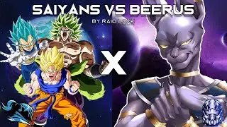 Saiyans Vs Beerus | God x Won't Fall Down x Never Fall Apart x Stranded | Fabvl and Divide Music