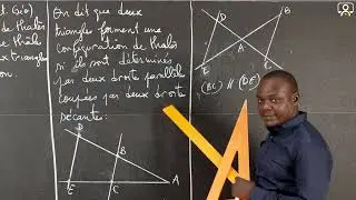 Cours - 3e - Maths - AG : Théorème de Thalès 1/3