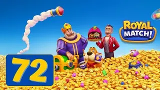 Royal Match - Area 72 - Arcade Room - Gameplay