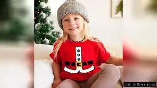 Christmas Santa Belt Kids T-shirt Boy Girl Clothes Toddler Funny Christmas Shirt Santa Costume Shirt
