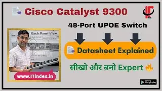 📑 Cisco Catalyst 9300 UPOE 48-Port Switch Datasheet Explained | Features, Specs & Performance