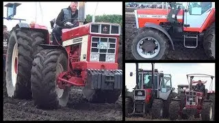 IH 946 verliert gegen MF 1014 Schülp / Schleswig Holstein 2017 Trecker Treck