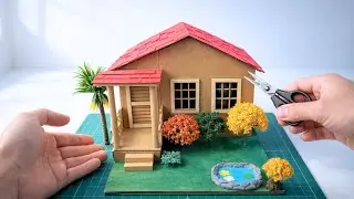 I Turned Cardboard Into A Mini House | Easy DIY