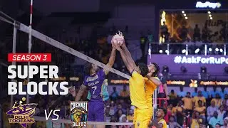 Super Blocks | Match 22 | Delhi Toofans vs Chennai Blitz | PVL Season 3
