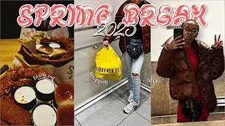 WHAT I DID MY SPRING BREAK 2025! Friends, Buffalo Wild Wings, mall trip +more!