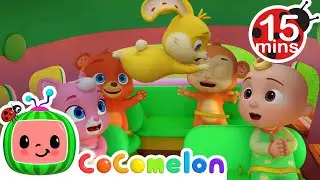 [ 18 MIN LOOP ] Wheels on the Bus with Cute Baby Animals |  Animal Songs For Kids