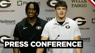 Georgia Football: Players Oscar Delp and Chris Cole Pre-Charlotte Press Conference