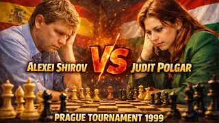 Alexei Shirov vs Judit Polgar ◉ Prague Tournament Match (1999) | Brutal Attack
