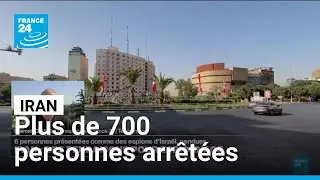R&eacute;pression en Iran : plus de 700 personnes arr&ecirc;t&eacute;es accus&eacute;s de liens avec l&rsquo;&Eacute;tat h&eacute;breu