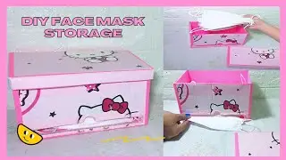 DIY FACE MASK STORAGE / DIY  FACE MASK HOLDER