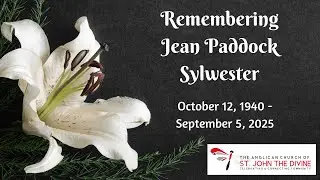 Memorial Service for Jean Paddock Sylwester